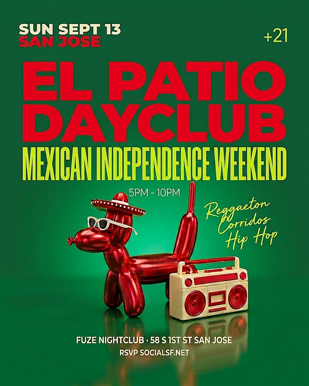 EL PATIO DAY MEXICAN INDEPENDANCE DAY SEPTEMBER 13TH