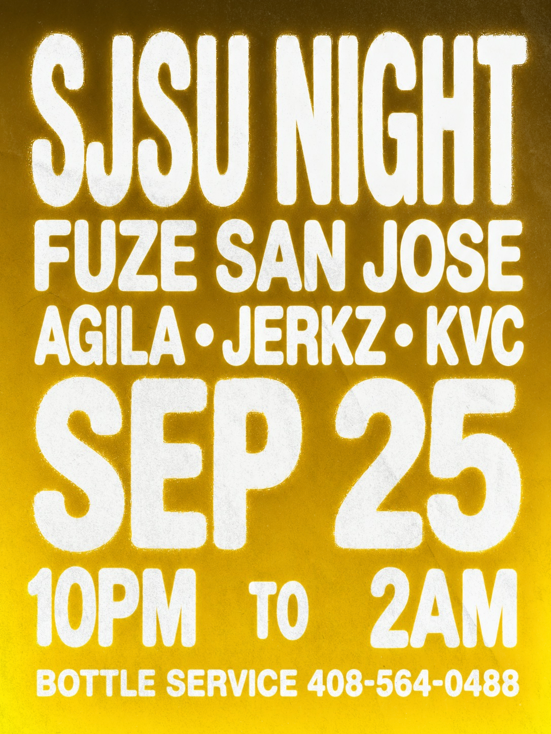 SJSU NIGHT SEPTEMBER 25THTH AGILA-JERKZ-KVC
