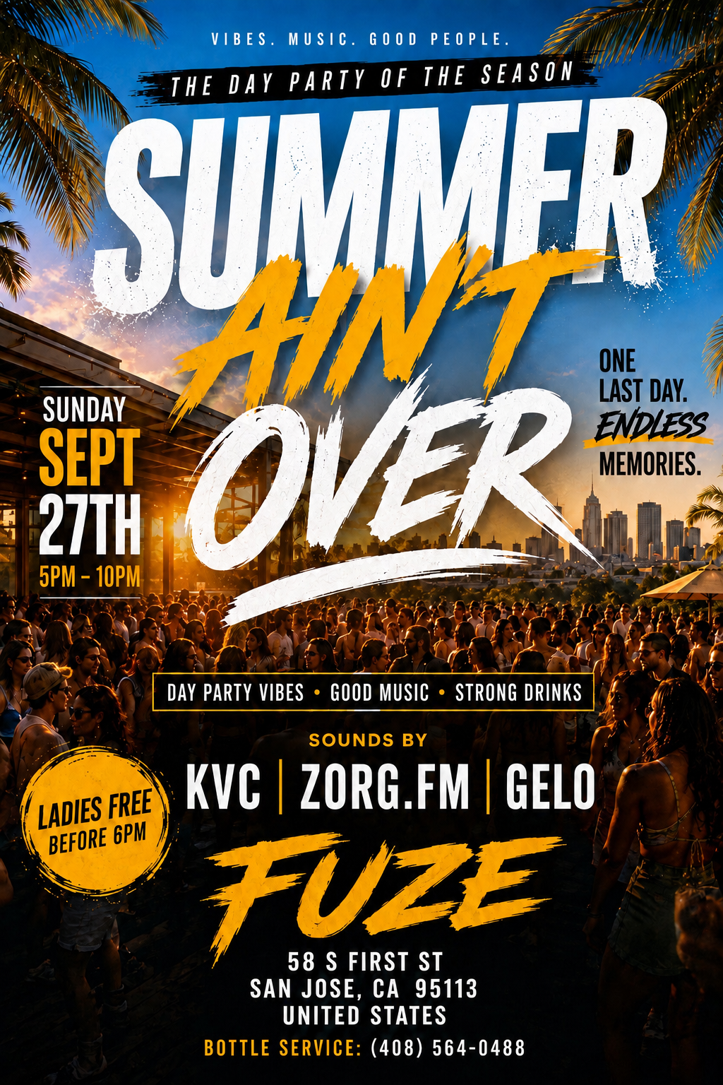 SUMMER AINT OVER SEPTEMBER 27TH KVC-ZORG.FM-GELO