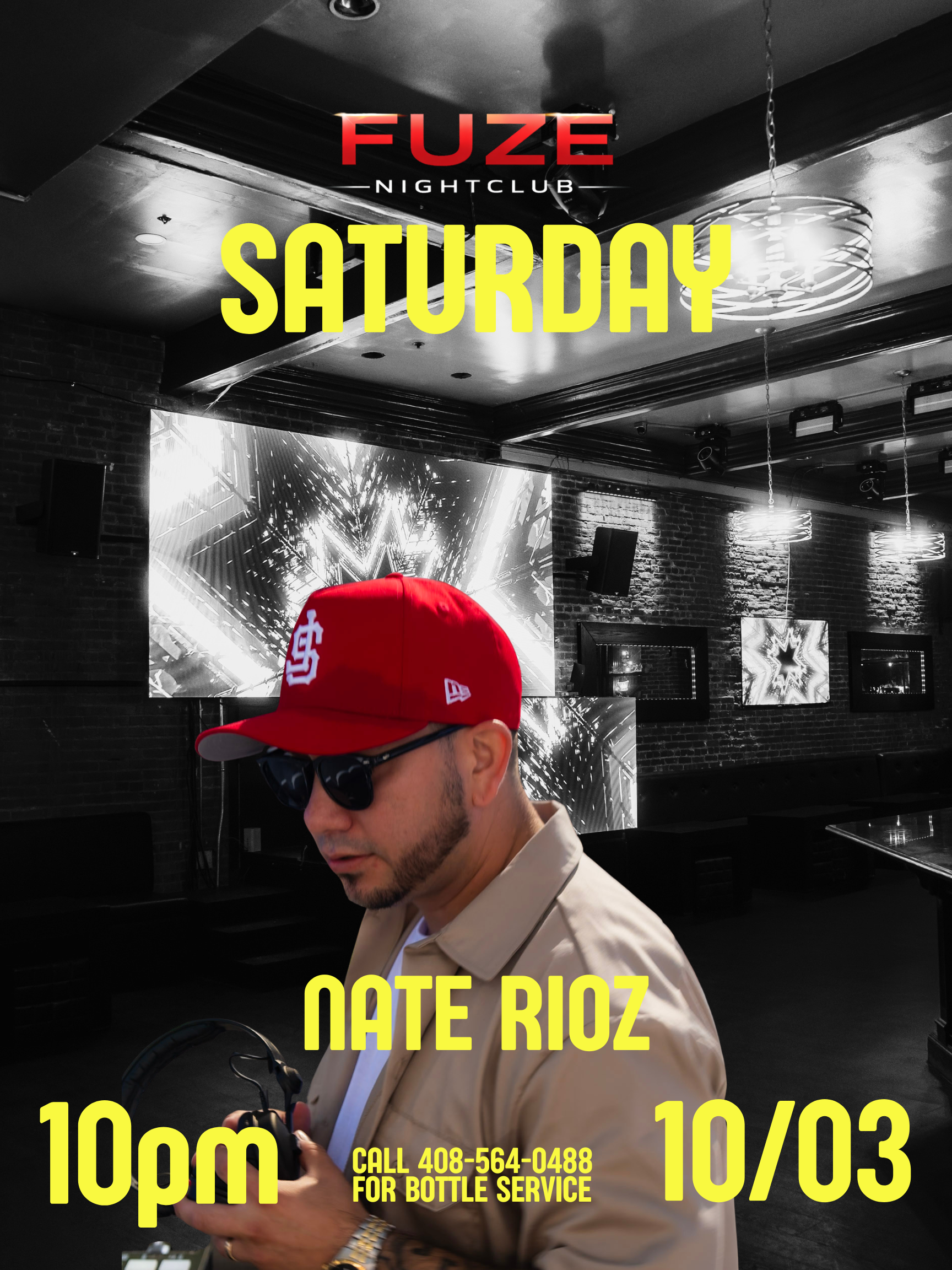 STAURDAY OCTOBER 3RD NATE RIOZ