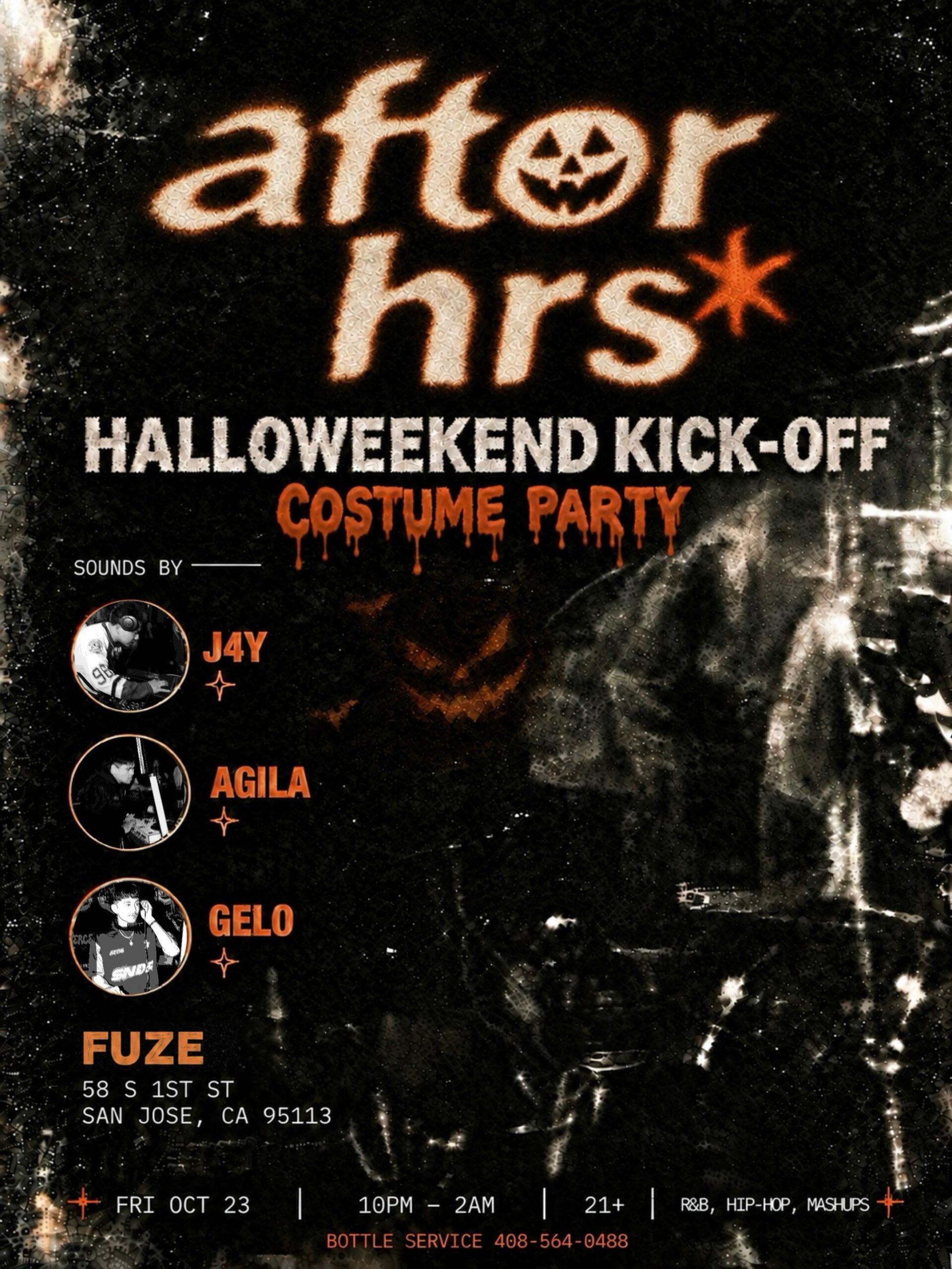AFTER HRS OCTOBER 23RD AGILA-GELO-J4Y